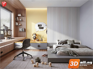 Children Room Scenes Skp FIles 